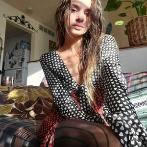 Queen Of Hearts Split Leg Dress